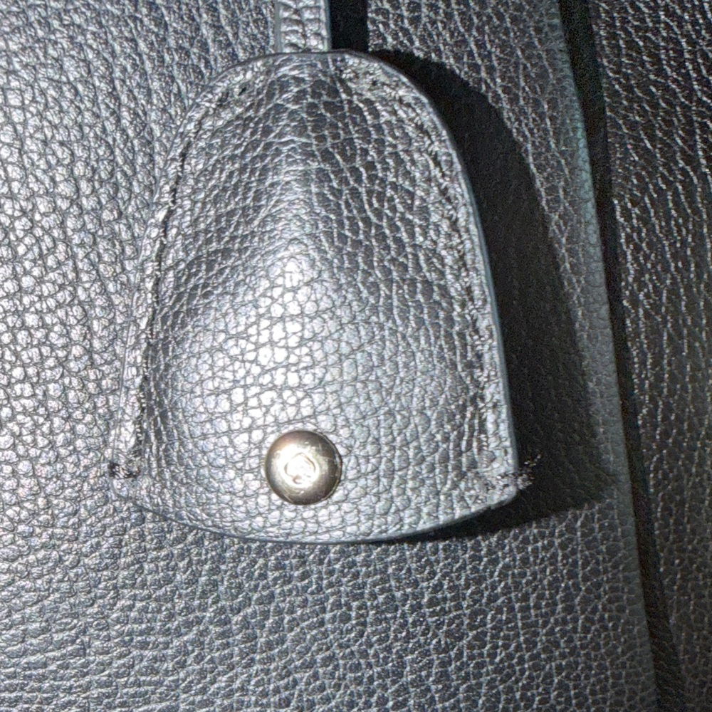 Kate Spade Black Tote with Patterned Scarf - Picture 3 of 16